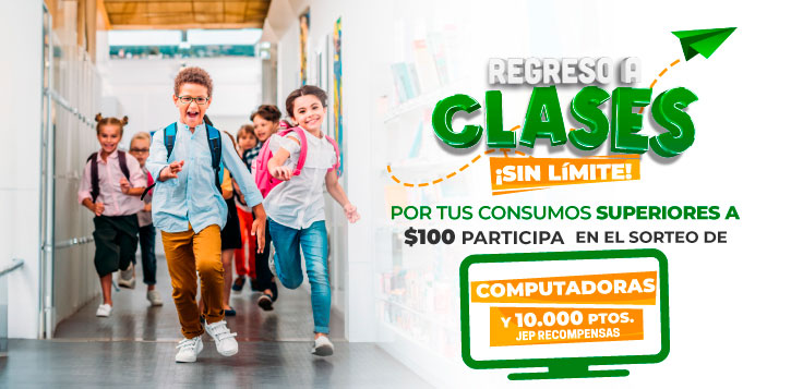 Regreso a clases sin limites con Tarjetas JEP