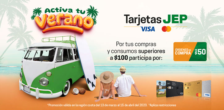 Activa tu verano con TarjetasJEP