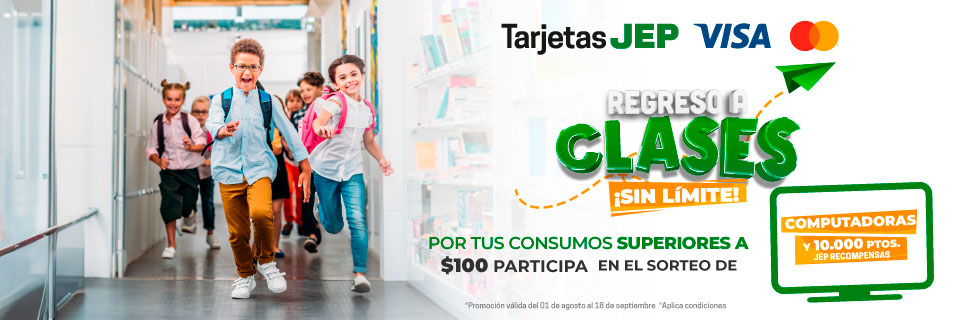 Regreso a clases sin límites con Tarjetas JEP