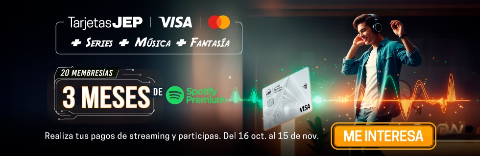 Tarjetas JEP + series, +música, + fantasía